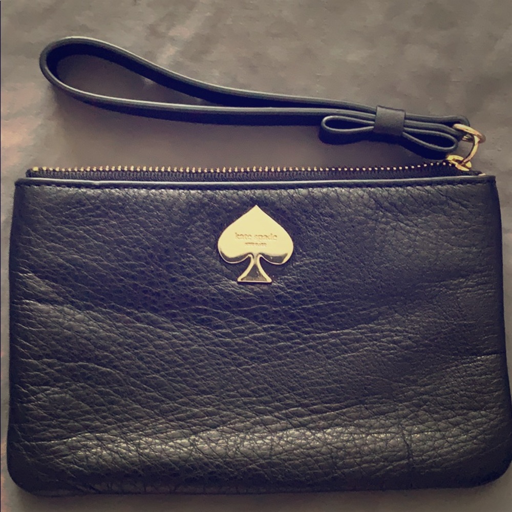 Kate Spade Pebble Leather Wristlet